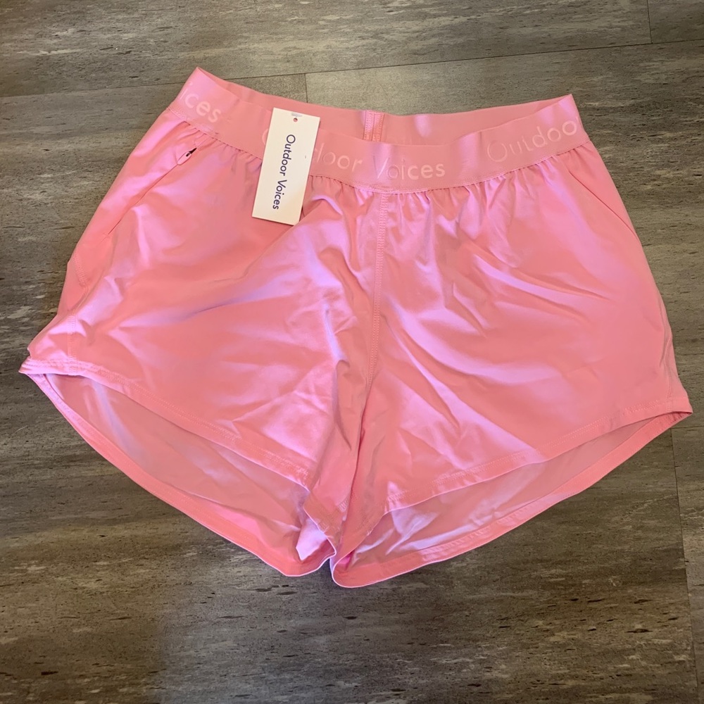 Outdoor Voices Relay Short Prism Pink Small